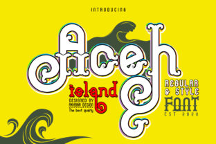 Aceh Island Typeface: Tropical Display Font for Brand Identity