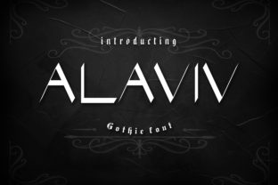 Alaviv Display Font for Elegant Handmade Branding