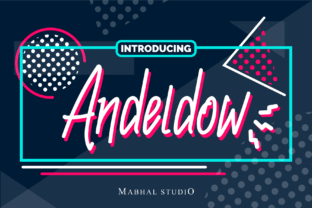 Andeldow: The Quirky Display Font for Consistent Small Business Branding
