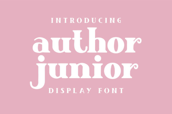 Author Junior Free Download: A Modern Display Font Review