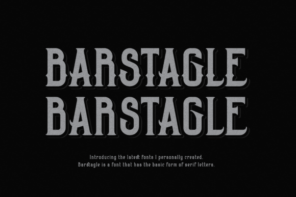 Barstagle: A Classy Display Font for Modern Editorial Design