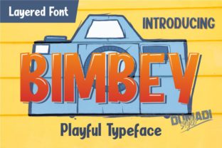Bimbey: A Cute Display Font for Playful Editorial Design