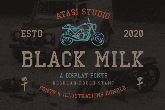 Black Milk Display Font: A Bold Choice for Modern Brand Identity