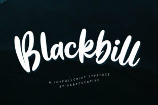 Blackbill Typeface: A Modern Display Font for Handmade Brands