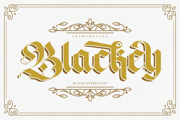 Blackey Typeface: Elevating Digital Brand Identity with Sophisticated Typography