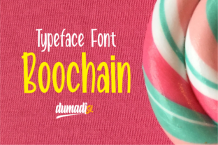 Boochain: The Cute Display Font for Handmade Branding and Labels