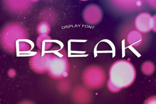 Break Typeface: A Quirky Display Font for Handmade Branding