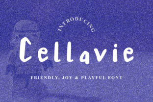 Cellavie Display Font for Handmade Branding and Product Design