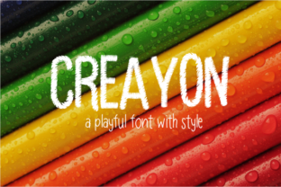 Creayon: A Playful Display Typeface for Authentic Brand Identity