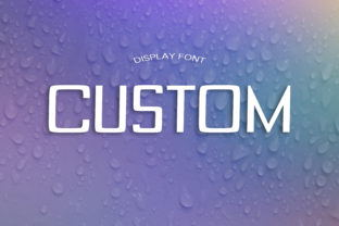 Custom Display Font: Modern Eye-Catcher for Campaign Design