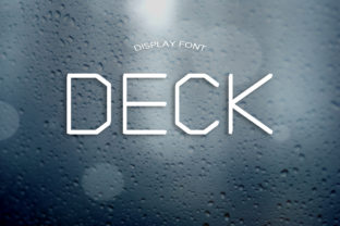 Deck Typeface: A Blocky Display Font for Standout Branding