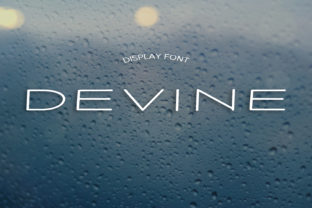 Devine Display Typeface Review for Modern Campaign Design