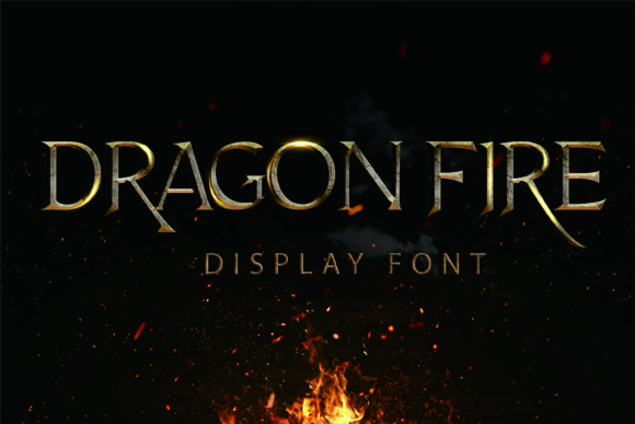 Dragon Fire Display Font for High-Impact Digital Branding