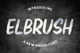 Elbrush: The Display Font for Contemporary Brand Identity