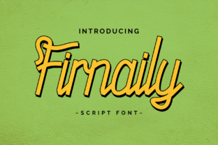 Firnaily: A Retro Display Font for Modern Web Design
