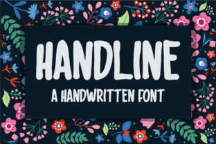 Handline Display Font for Standout Craft Designs
