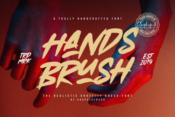 Hands Brush Typeface: Urban Display Font for Bold Campaigns