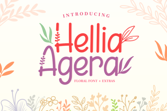 Hellia Agera: The Elegant Display Font for Boutique Branding