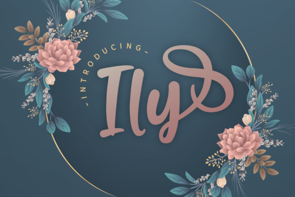 Ily Handwritten Display Font for Bold Brand Identity