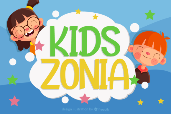 Kidszonia: The Enchanting Display Font for Playful Brand Identity
