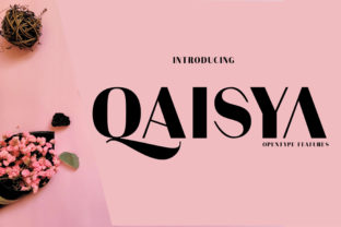 Qaisya: An Elegant Classic Display Font for Romantic Web Design