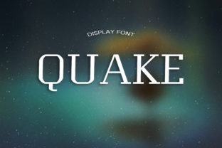Quake Typeface for Bold Campaign Headers