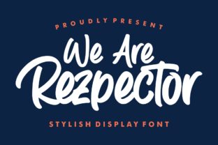 Rezpector: A Bold Display Typeface for Modern Brand Identities