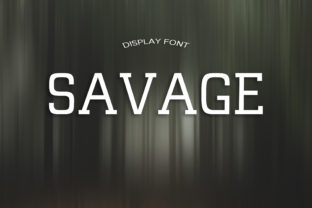 Savage Typeface: A Timeless Display Font for Elegant Branding