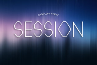Session Display Font for Elegant Craft Projects