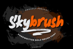 Skybrush Typeface for Bold Handmade Branding