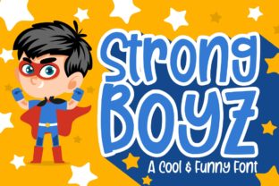 Strong Boyz Typeface: Bold Display Fonts for Playful Branding