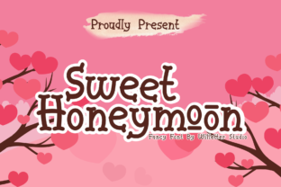 Sweet Honeymoon Font for Romantic Crafting and Branding