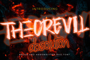 Theorevil Absolution: Mystical Brush Font for Digital Branding