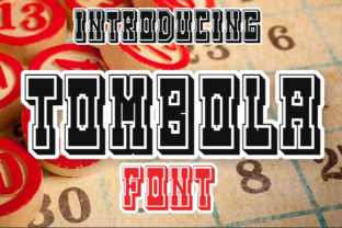 Tombola Display Font Review for Handmade Brands